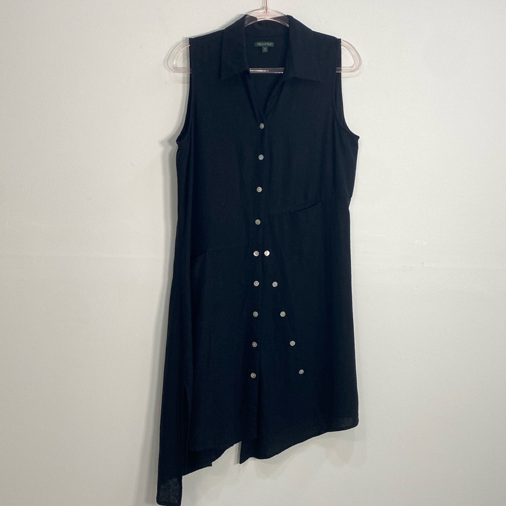 For Cynthia Black Sleeveless Mini Dress Medium